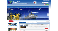 Desktop Screenshot of andi.gov.dz